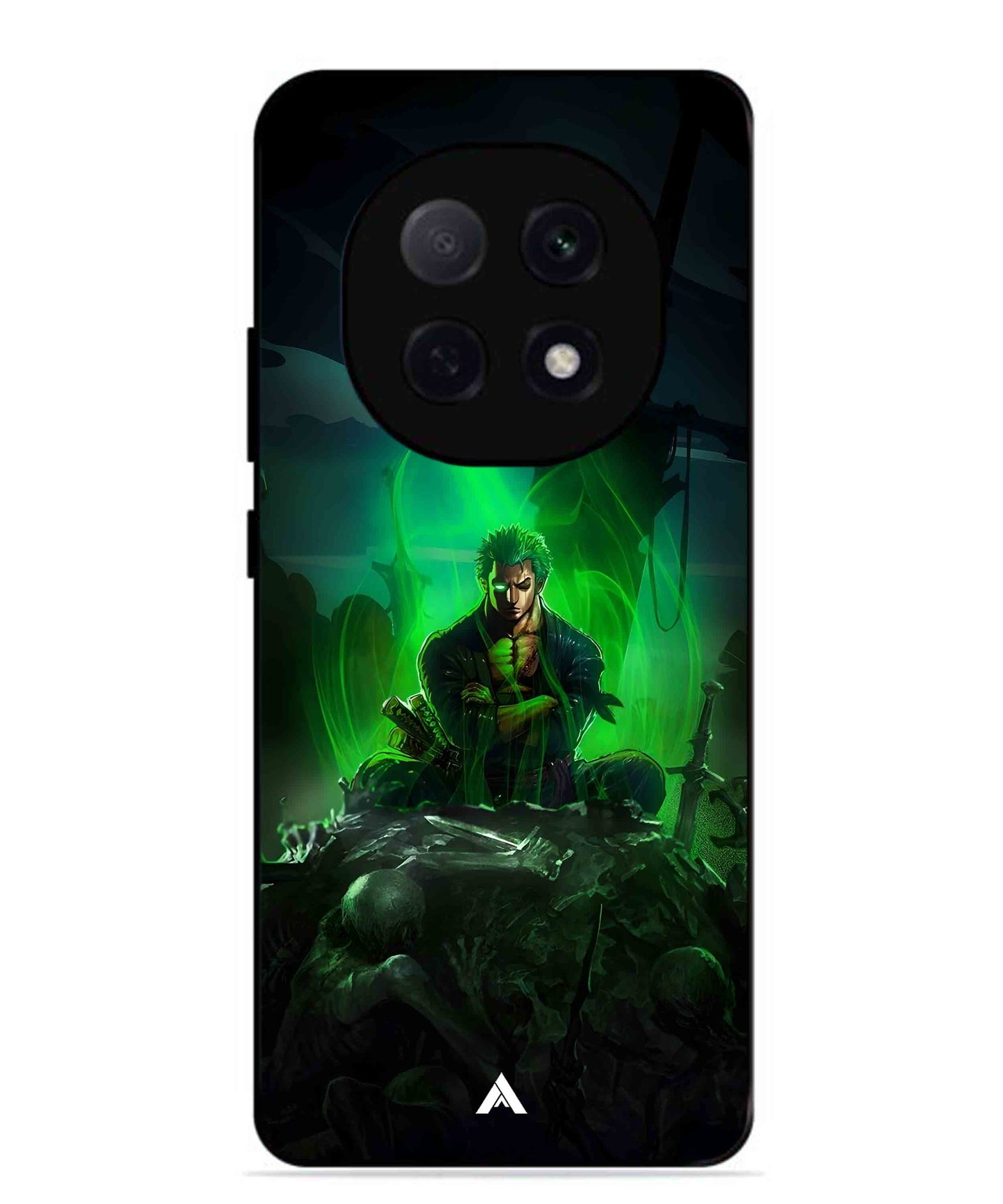 Onepiece Zoro 02 Anime Metal Back Cover Phone Case for Oppo F29 Pro