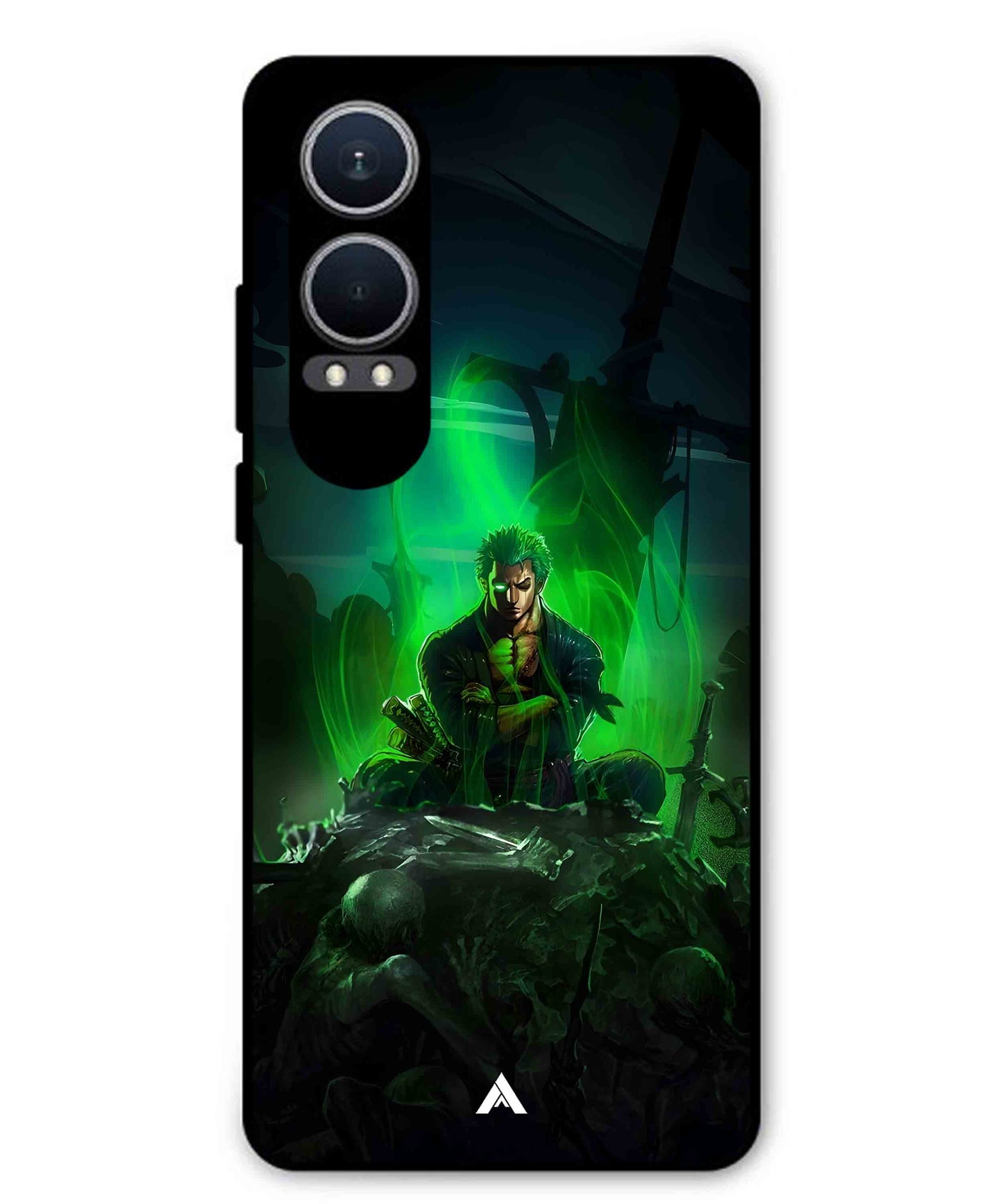 Onepiece Zoro 02 Anime Metal Back Cover Phone Case for Oppo K12x