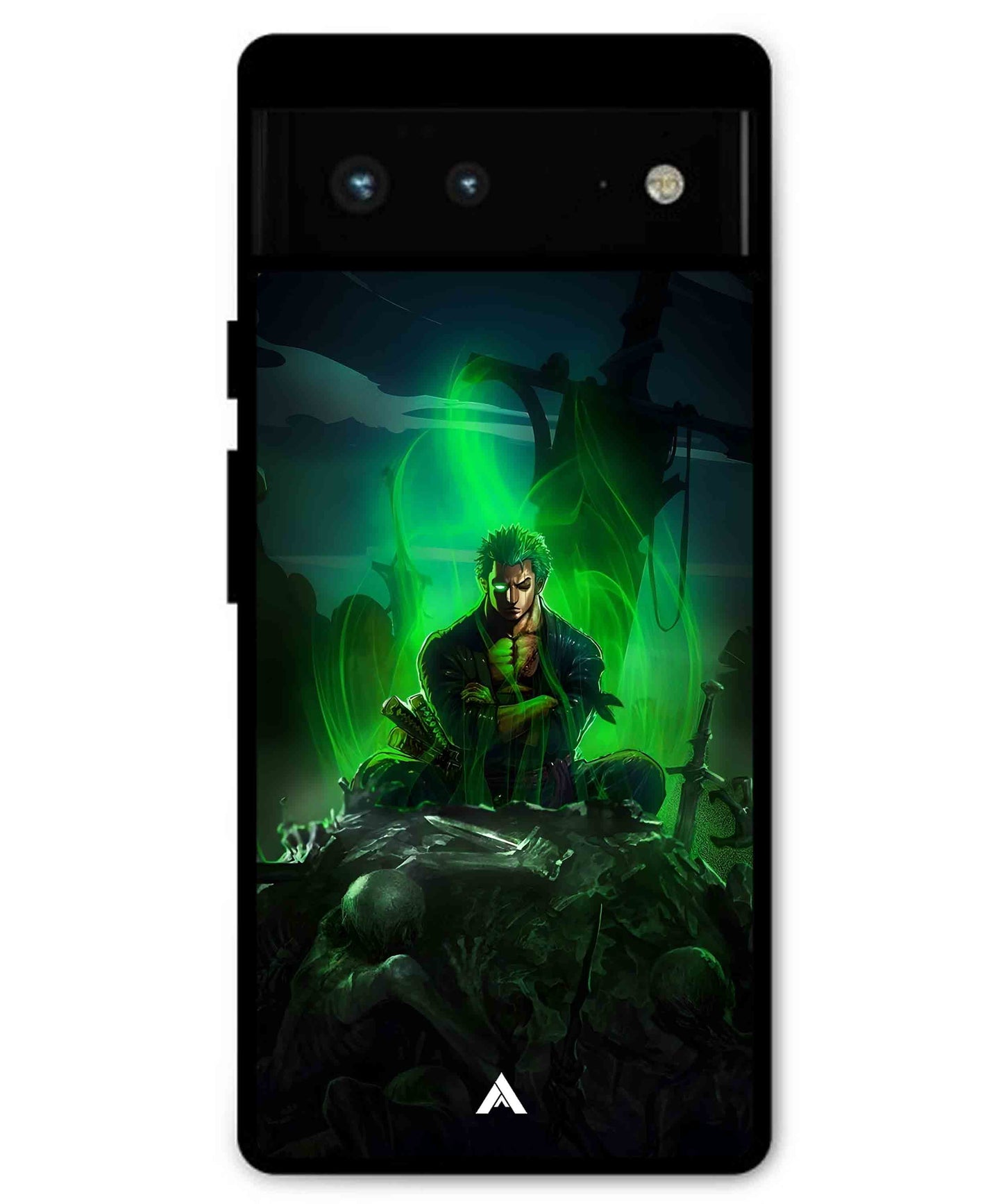 Onepiece Zoro 02 Anime Metal Back Cover Phone Case for Pixel 6A