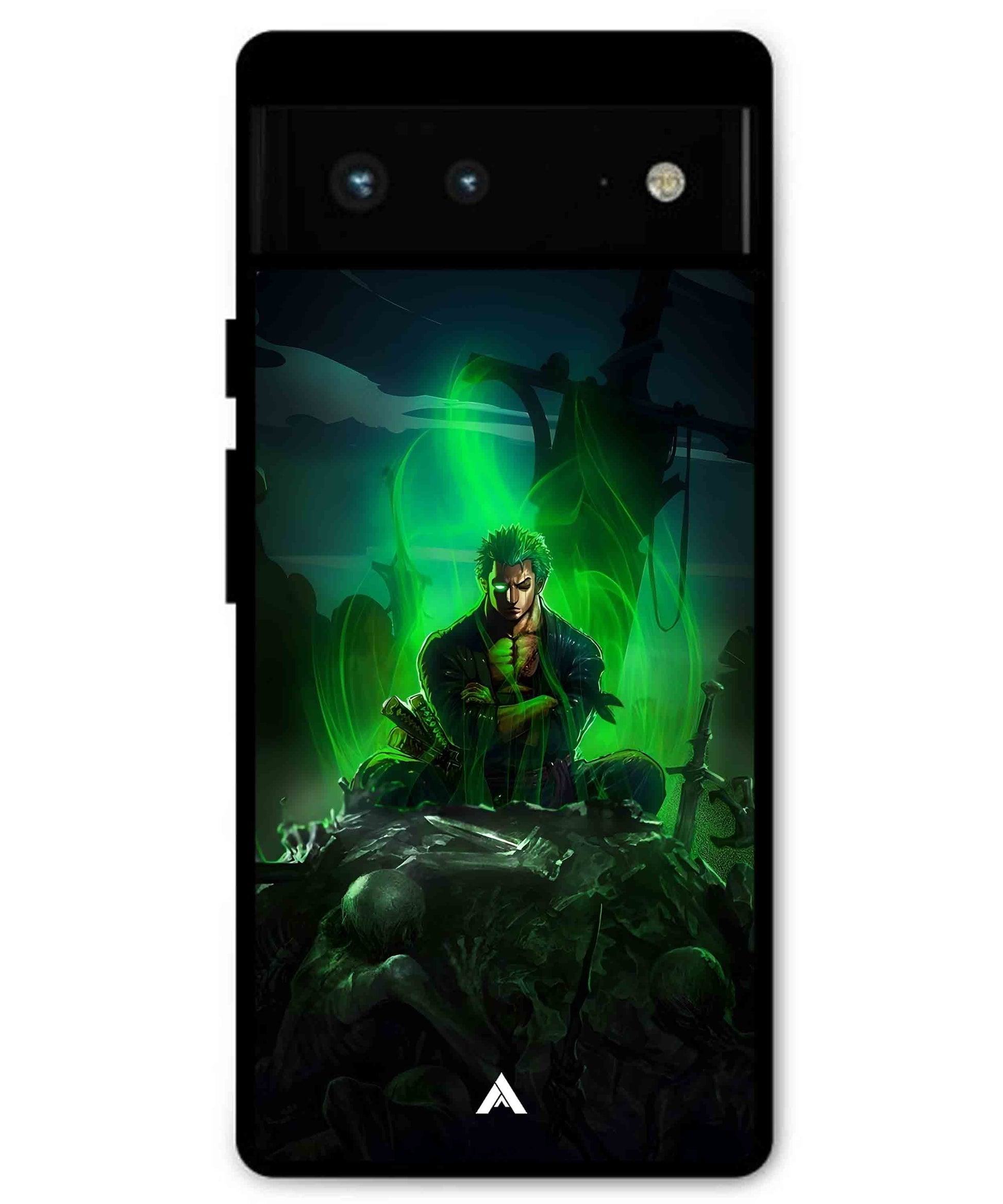 Onepiece Zoro 02 Anime Metal Back Cover Phone Case for Pixel 7A