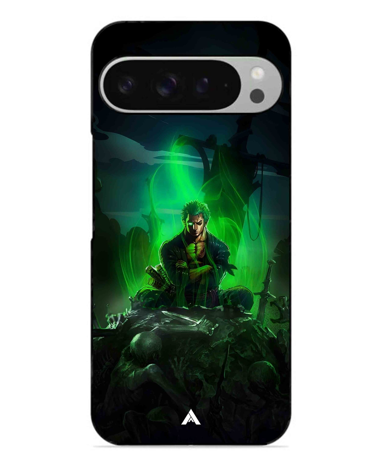 Onepiece Zoro 02 Anime Metal Back Cover Phone Case for Pixel 9 Pro