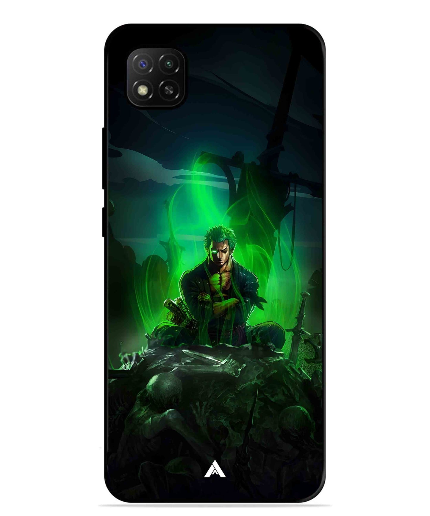 Onepiece Zoro 02 Anime Metal Back Cover Phone Case for Poco C31