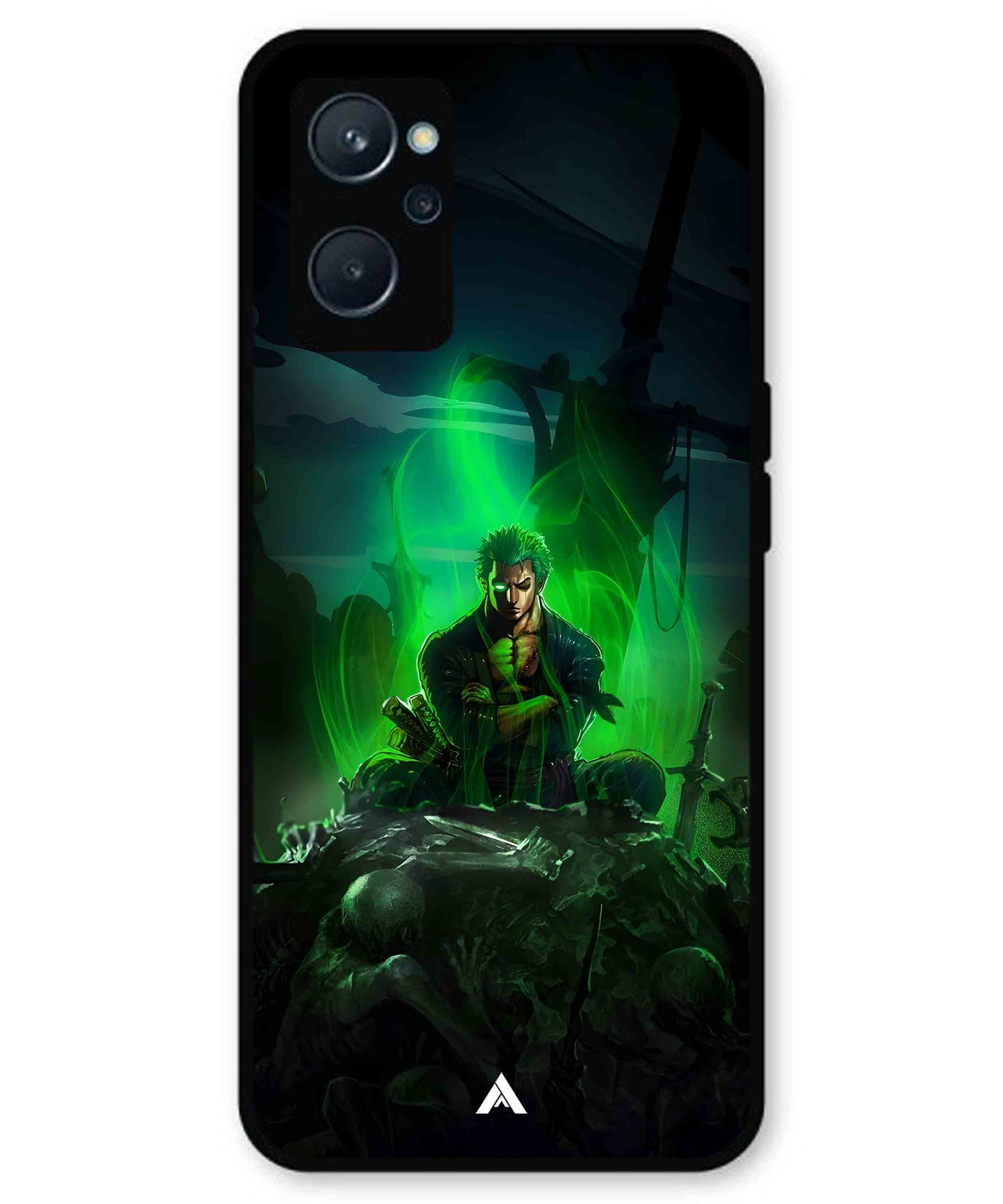 Onepiece Zoro 02 Anime Metal Back Cover Phone Case for Realme 10