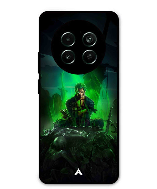 Onepiece Zoro 02 Anime Metal Back Cover Phone Case for Realme 12x