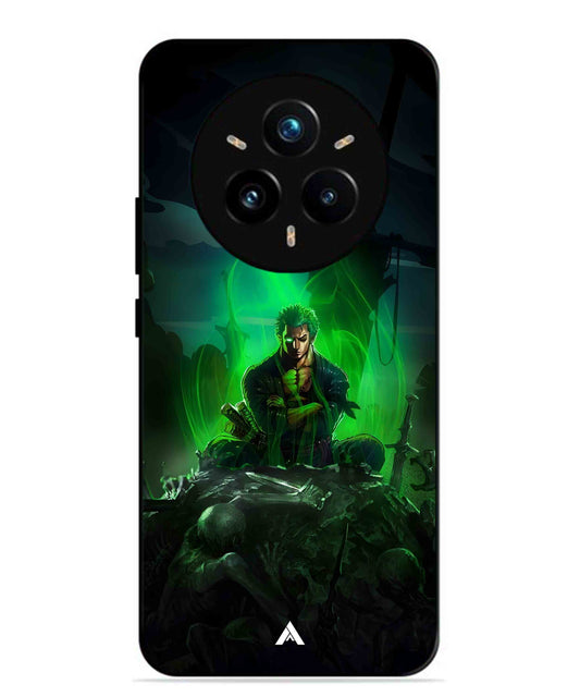 Onepiece Zoro 02 Anime Metal Back Cover Phone Case for Realme 14 Pro Plus
