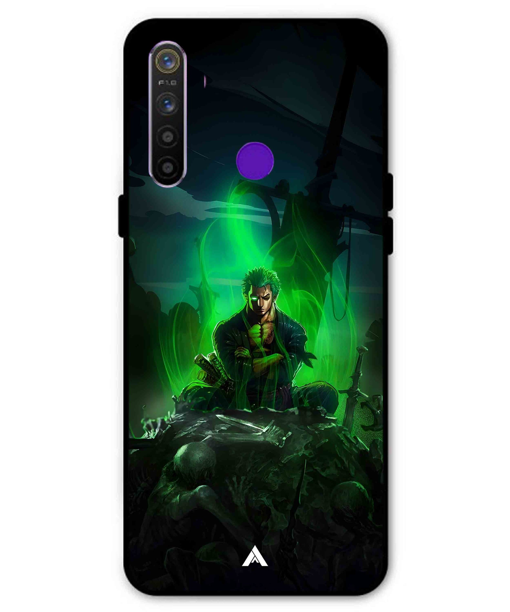 Onepiece Zoro 02 Anime Metal Back Cover Phone Case for Realme 5i