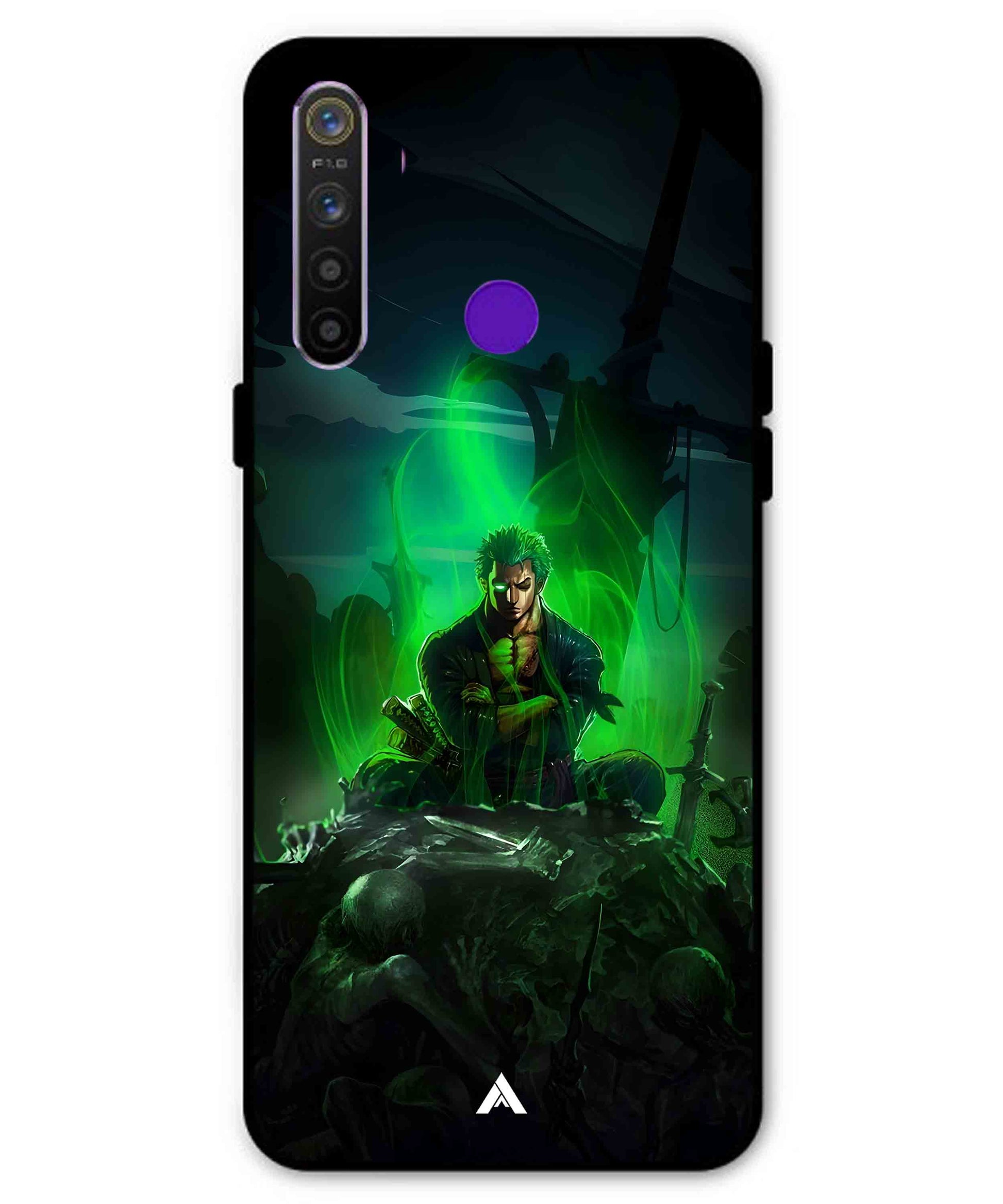Onepiece Zoro 02 Anime Metal Back Cover Phone Case for Realme 5s