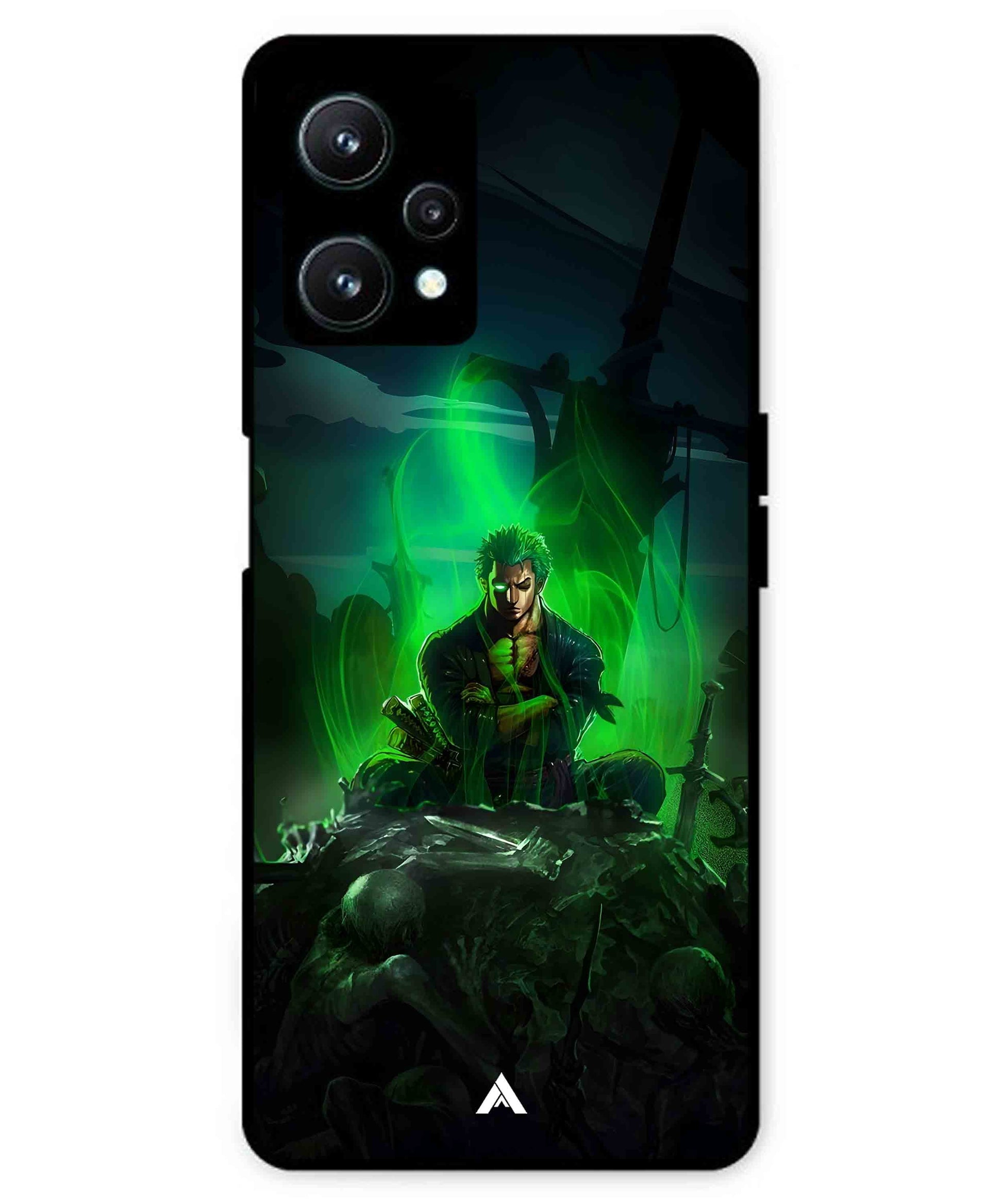 Onepiece Zoro 02 Anime Metal Back Cover Phone Case for Realme 9 SE