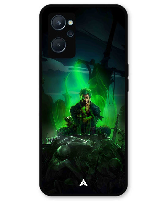 Onepiece Zoro 02 Anime Metal Back Cover Phone Case for Realme 9i