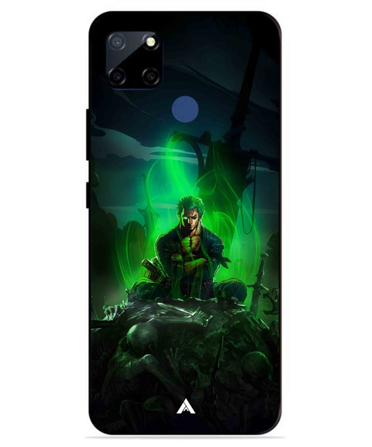 Onepiece Zoro 02 Anime Metal Back Cover Phone Case for Realme C12