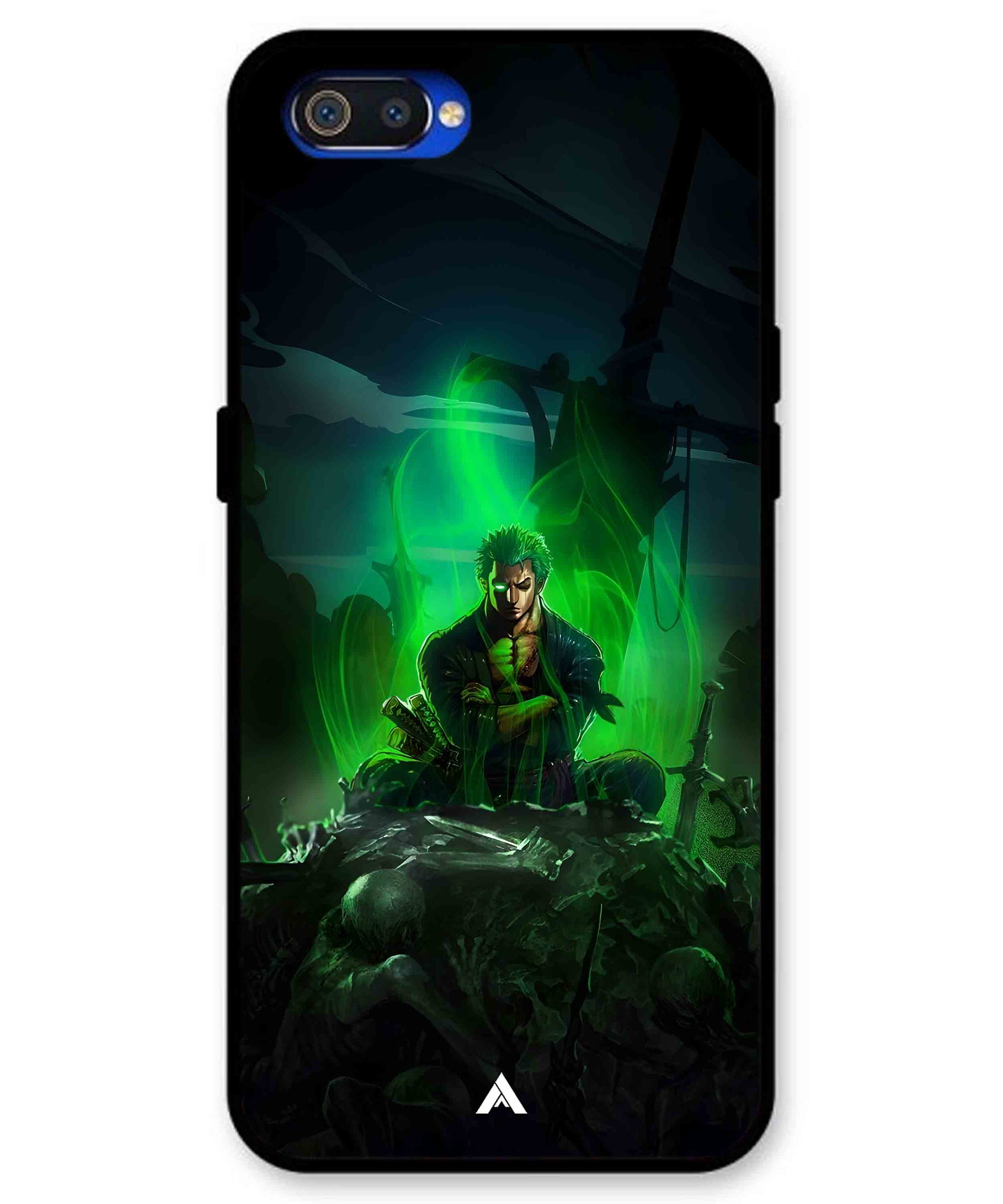 Onepiece Zoro 02 Anime Metal Back Cover Phone Case for Realme C2