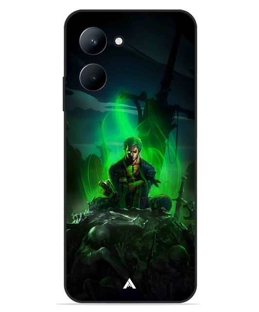Onepiece Zoro 02 Anime Metal Back Cover Phone Case for Realme C33