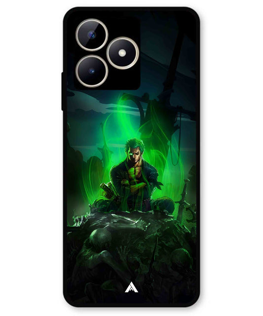Onepiece Zoro 02 Anime Metal Back Cover Phone Case for Realme C51