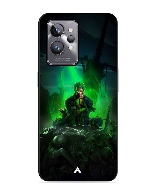 Onepiece Zoro 02 Anime Metal Back Cover Phone Case for Realme GT 2 Pro