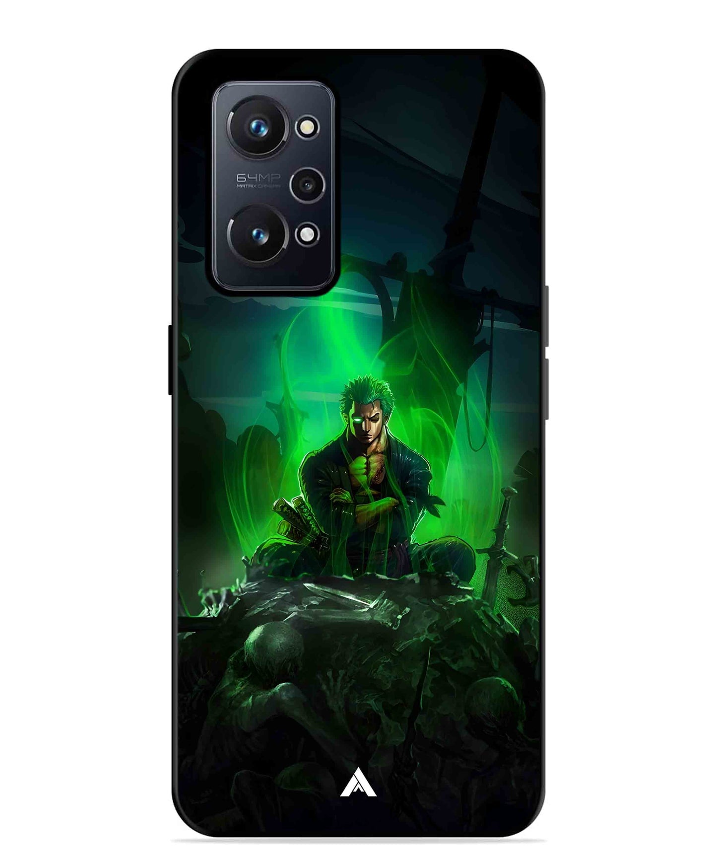 Onepiece Zoro 02 Anime Metal Back Cover Phone Case for Realme GT Neo 2