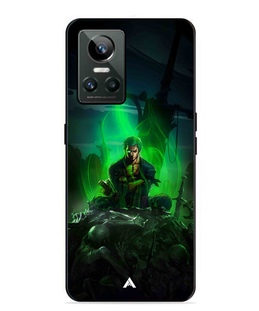 Onepiece Zoro 02 Anime Metal Back Cover Phone Case for Realme GT Neo 3
