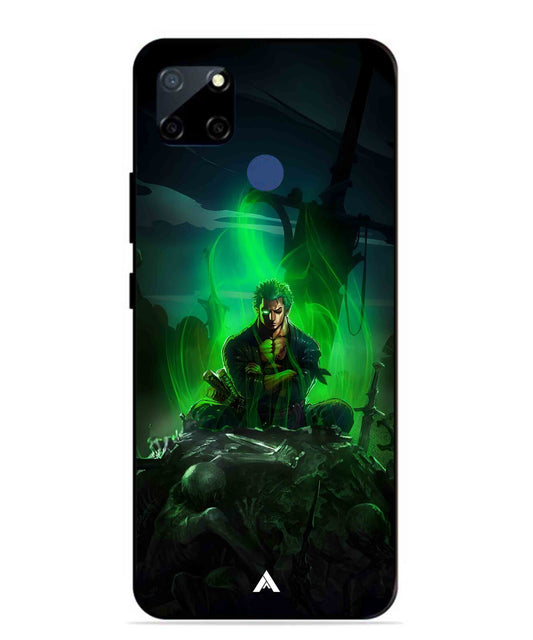 Onepiece Zoro 02 Anime Metal Back Cover Phone Case for Realme Narzo 30A