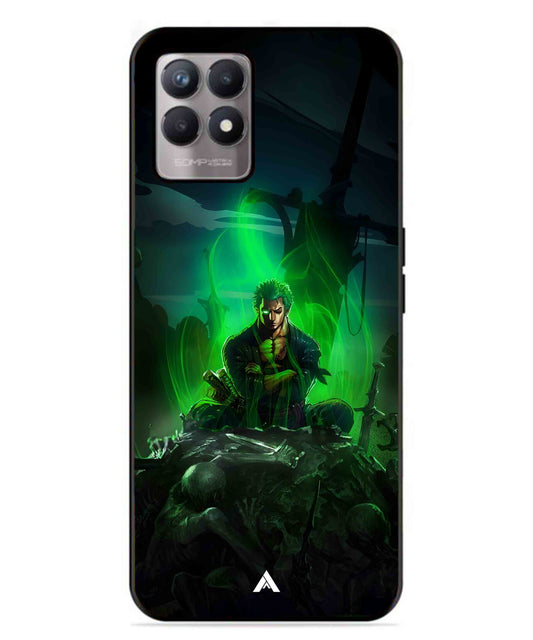 Onepiece Zoro 02 Anime Metal Back Cover Phone Case for Realme Narzo 50