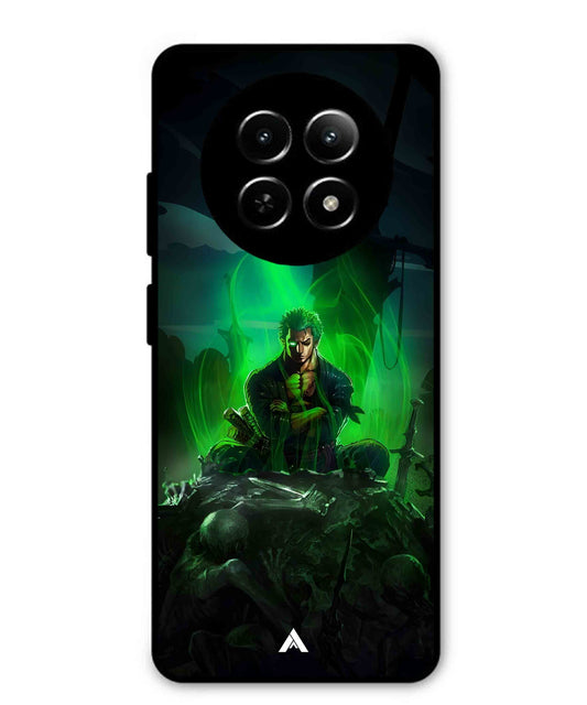 Onepiece Zoro 02 Anime Metal Back Cover Phone Case for Realme Narzo N65