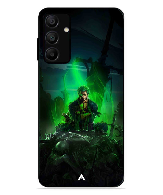 Onepiece Zoro 02 Anime Metal Back Cover Phone Case for Samsung Galaxy A15 5G