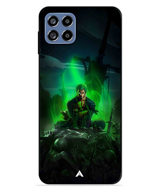 Onepiece Zoro 02 Anime Metal Back Cover Phone Case for Samsung Galaxy A22 5G