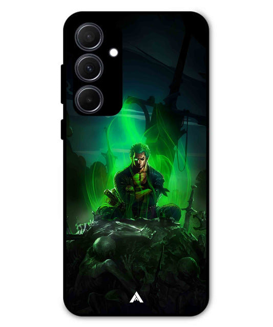 Onepiece Zoro 02 Anime Metal Back Cover Phone Case for Samsung Galaxy A35