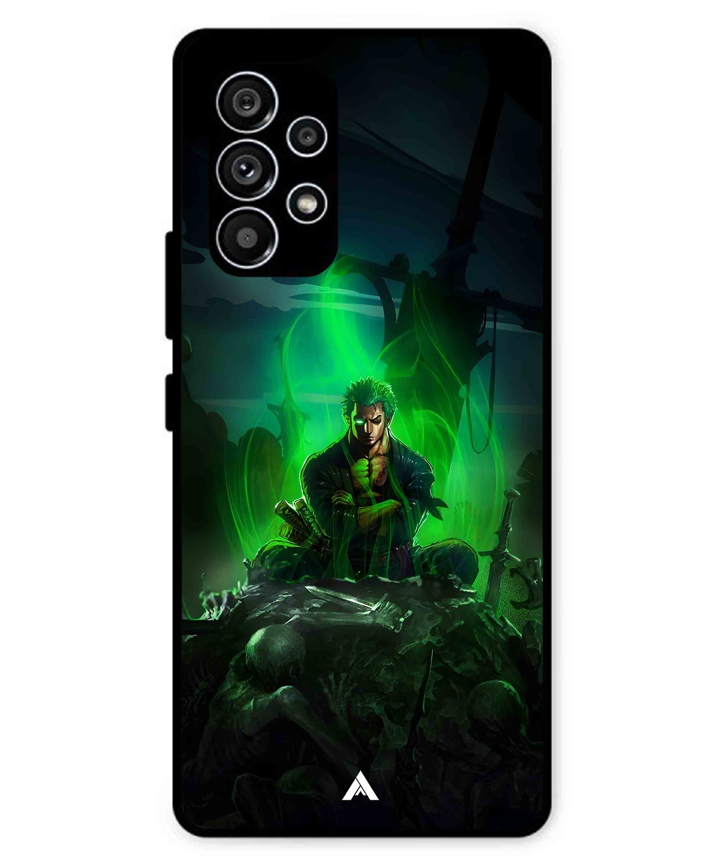 Onepiece Zoro 02 Anime Metal Back Cover Phone Case for Samsung Galaxy A53
