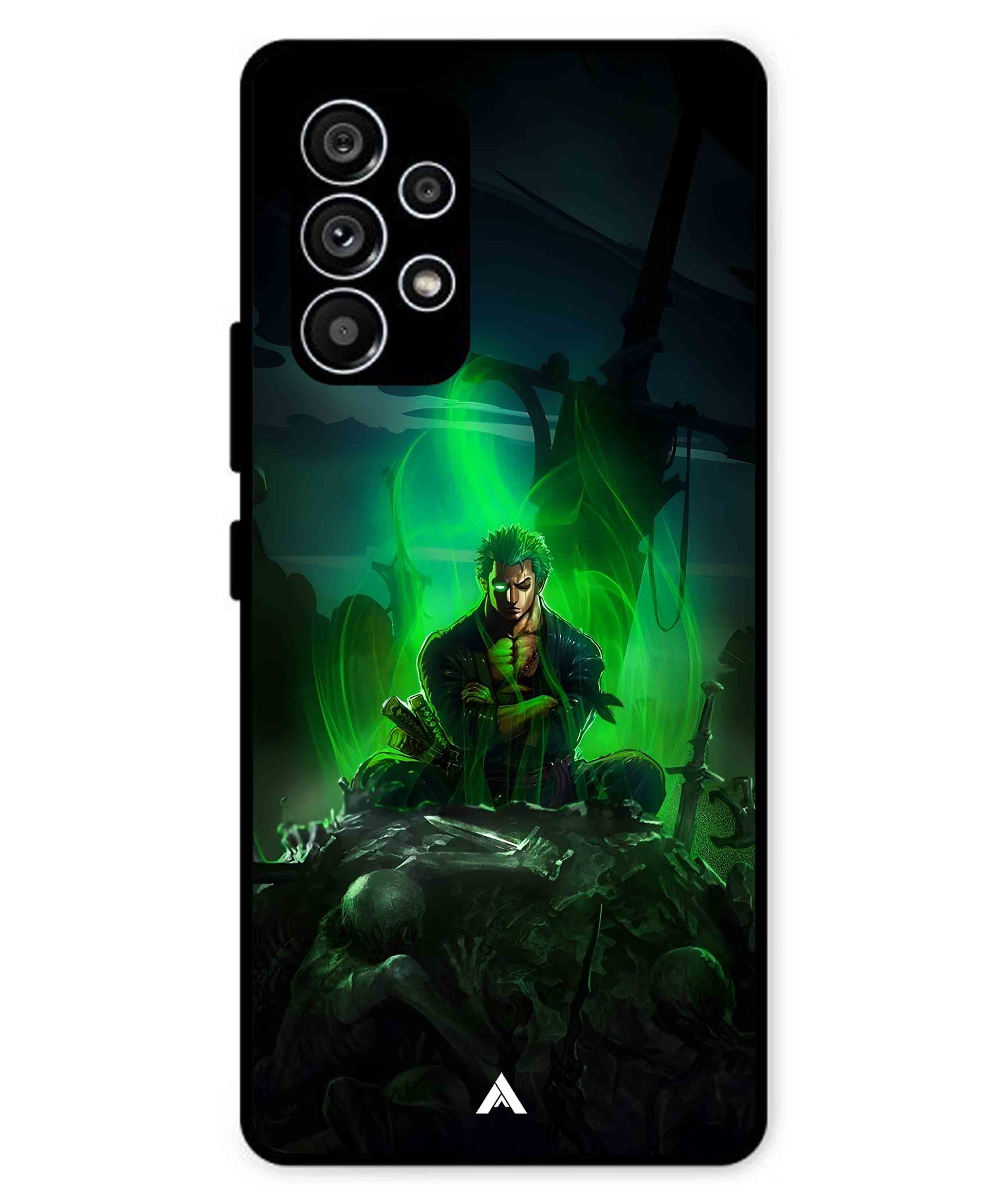 Onepiece Zoro 02 Anime Metal Back Cover Phone Case for Samsung Galaxy A53