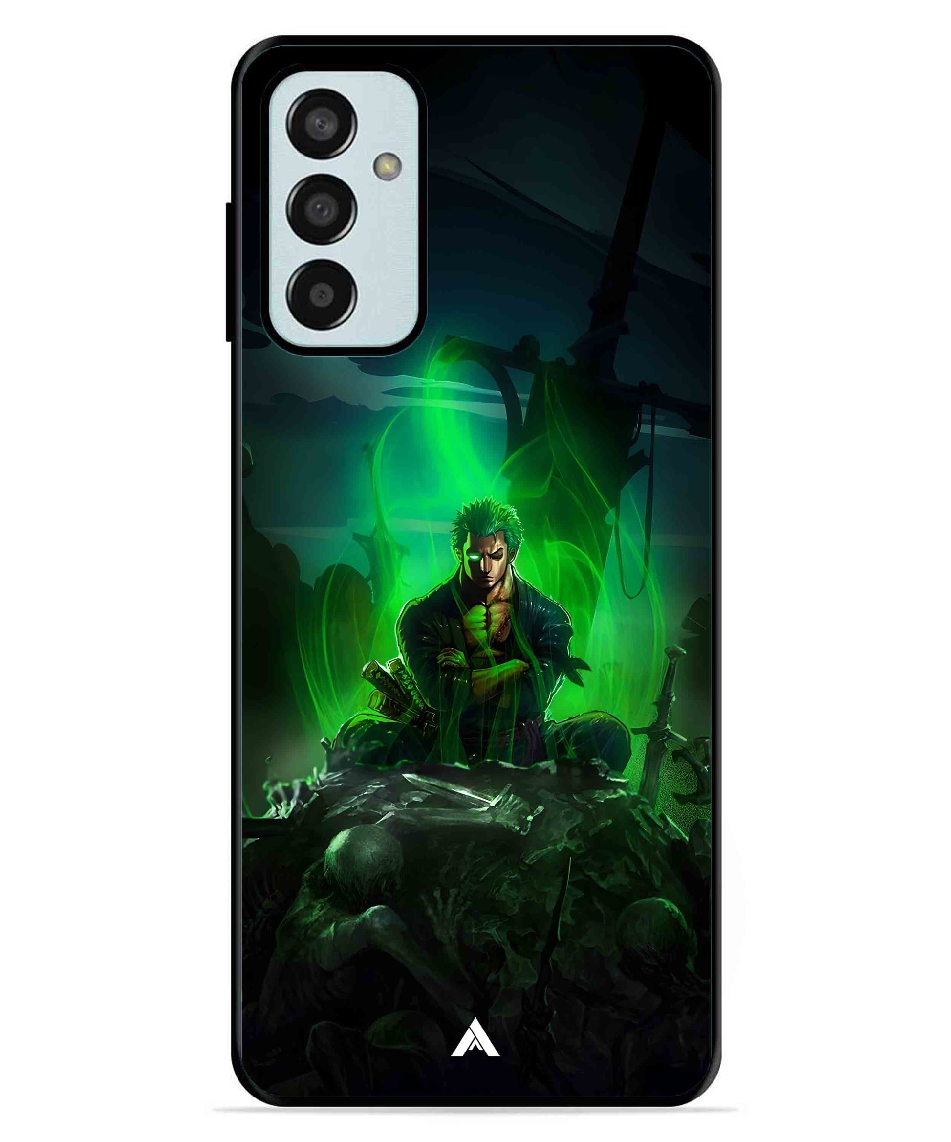 Onepiece Zoro 02 Anime Metal Back Cover Phone Case for Samsung Galaxy F13 4G