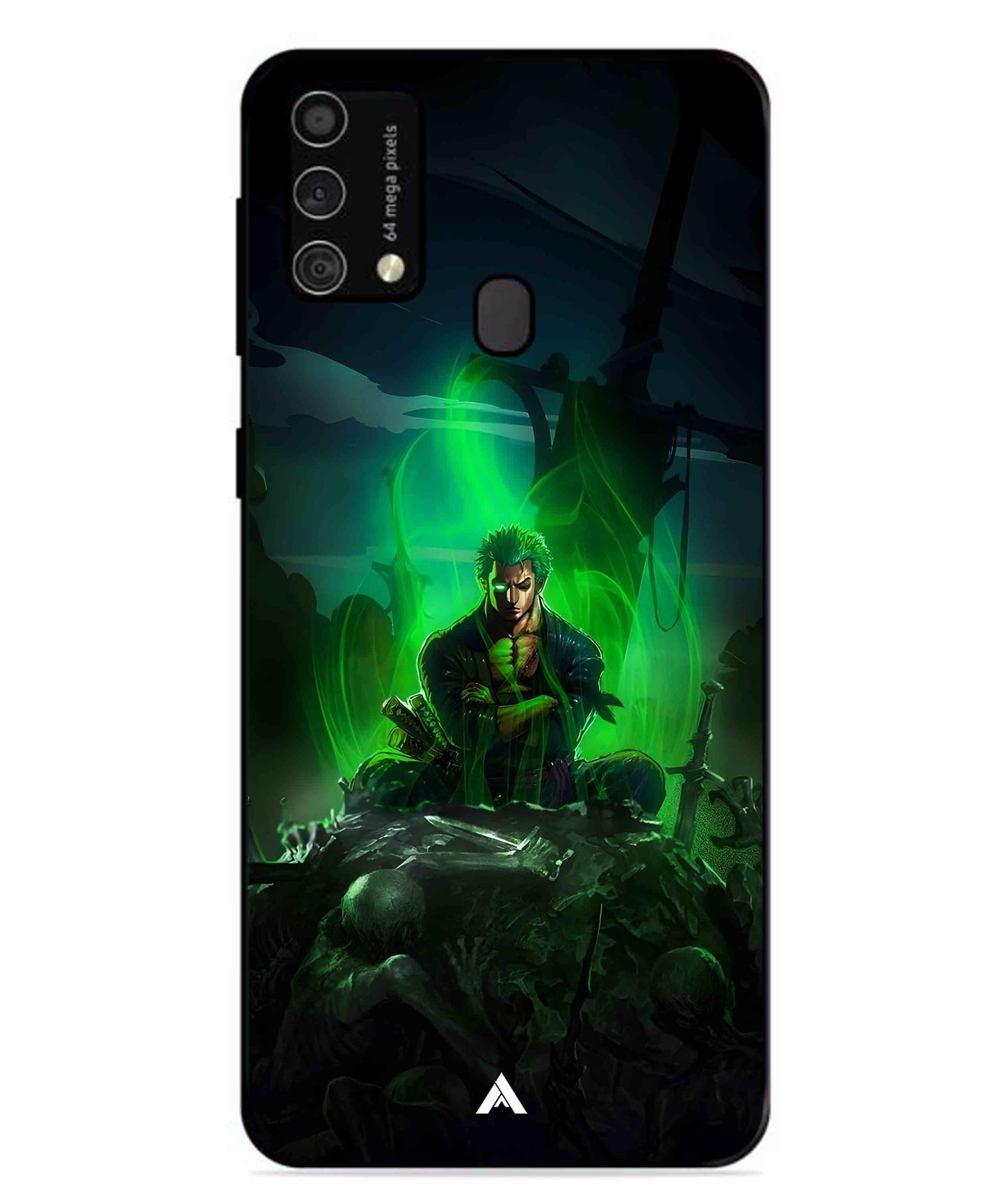 Onepiece Zoro 02 Anime Metal Back Cover Phone Case for Samsung Galaxy F41