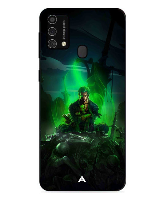 Onepiece Zoro 02 Anime Metal Back Cover Phone Case for Samsung Galaxy F41