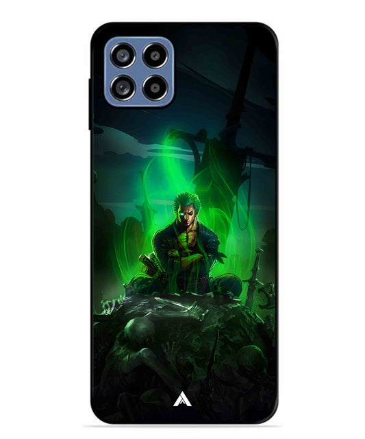 Onepiece Zoro 02 Anime Metal Back Cover Phone Case for Samsung Galaxy F42