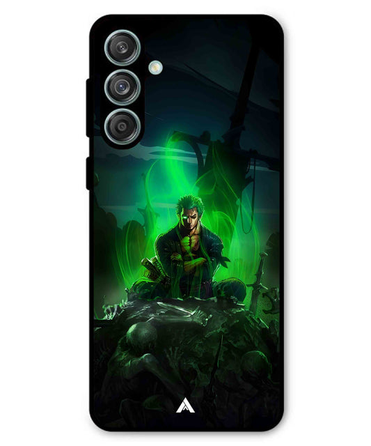 Onepiece Zoro 02 Anime Metal Back Cover Phone Case for Samsung Galaxy F55
