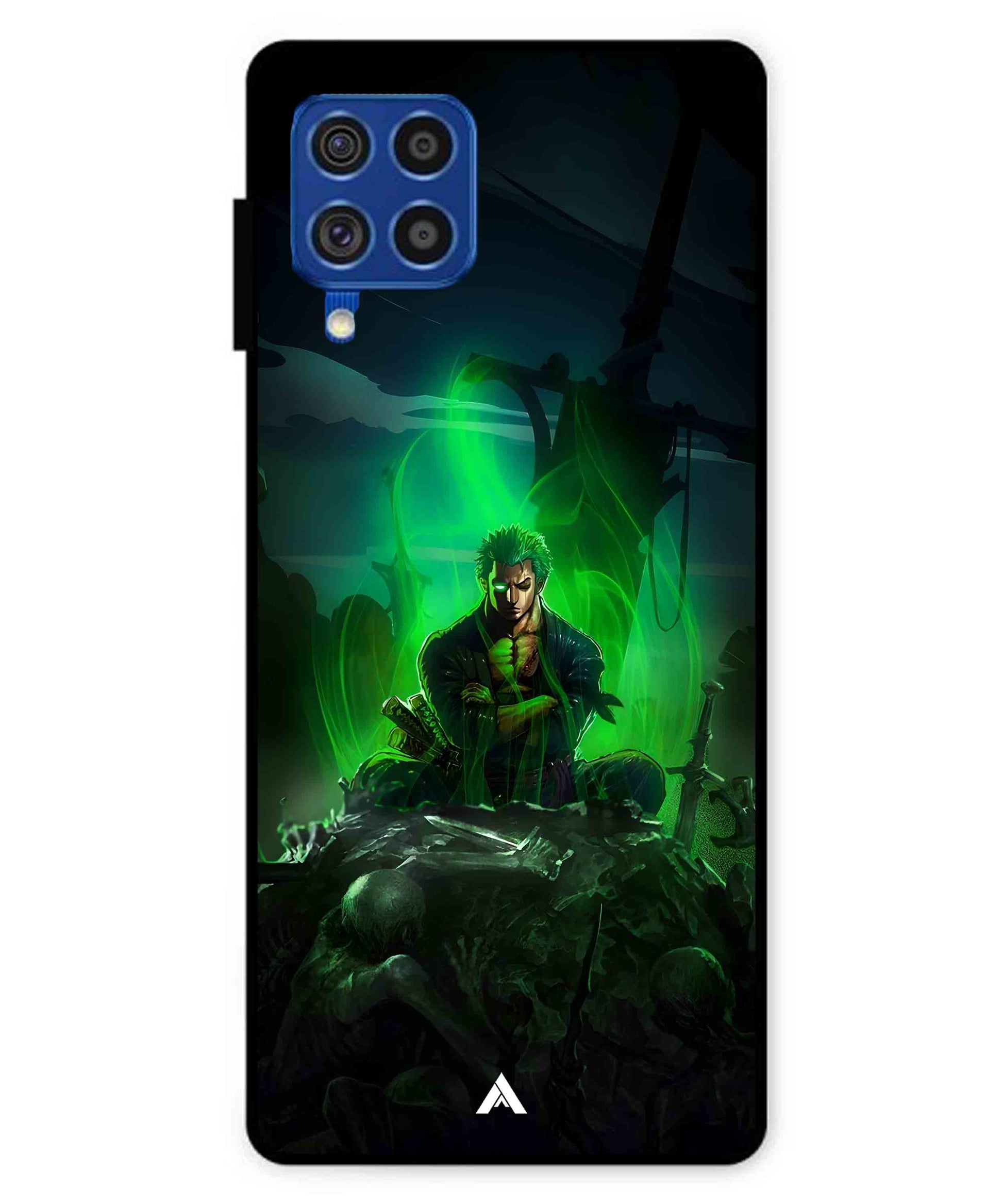 Onepiece Zoro 02 Anime Metal Back Cover Phone Case for Samsung Galaxy F62