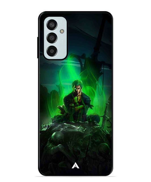 Onepiece Zoro 02 Anime Metal Back Cover Phone Case for Samsung Galaxy M13 4G
