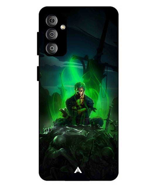 Onepiece Zoro 02 Anime Metal Back Cover Phone Case for Samsung Galaxy M23