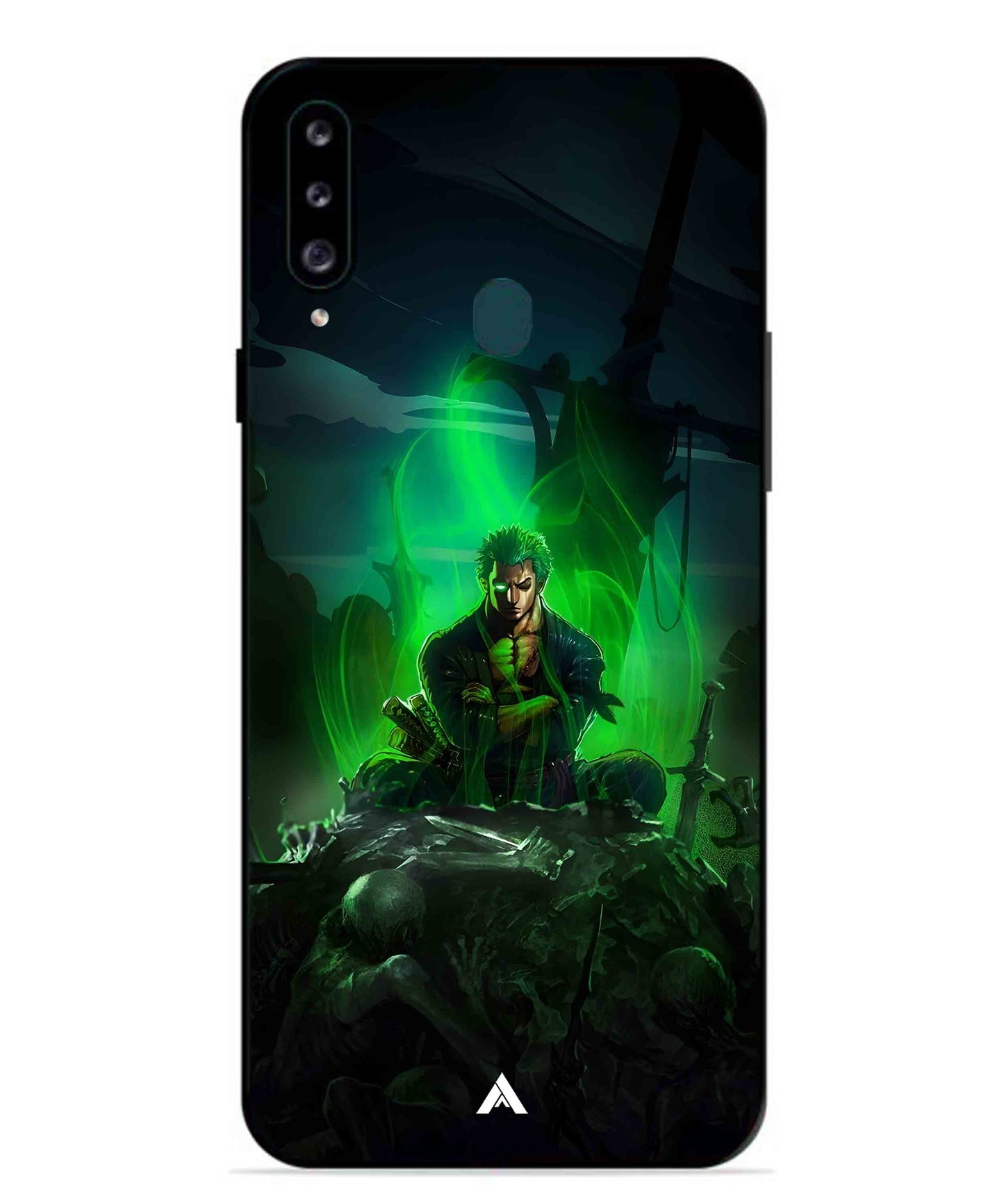 Onepiece Zoro 02 Anime Metal Back Cover Phone Case for Samsung Galaxy M30
