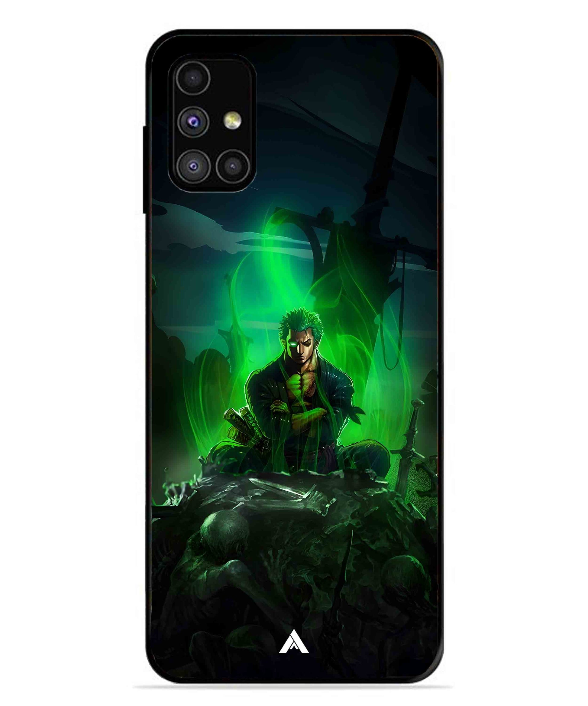 Onepiece Zoro 02 Anime Metal Back Cover Phone Case for Samsung Galaxy M31s