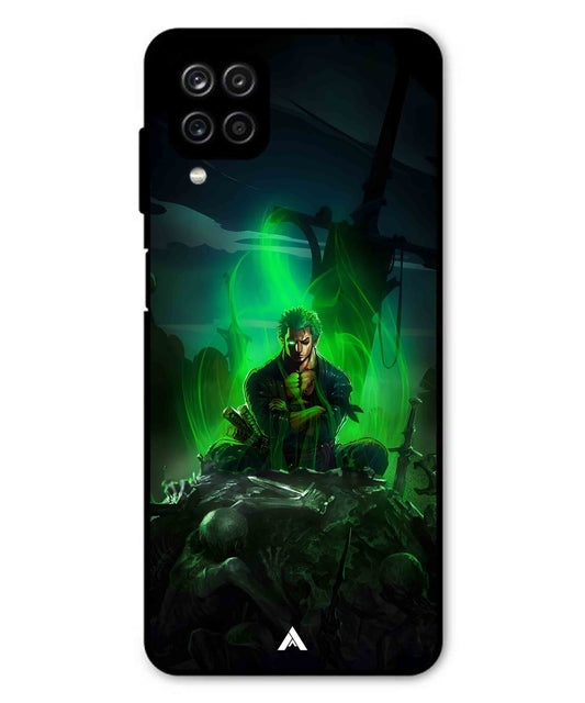 Onepiece Zoro 02 Anime Metal Back Cover Phone Case for Samsung Galaxy M32 4G