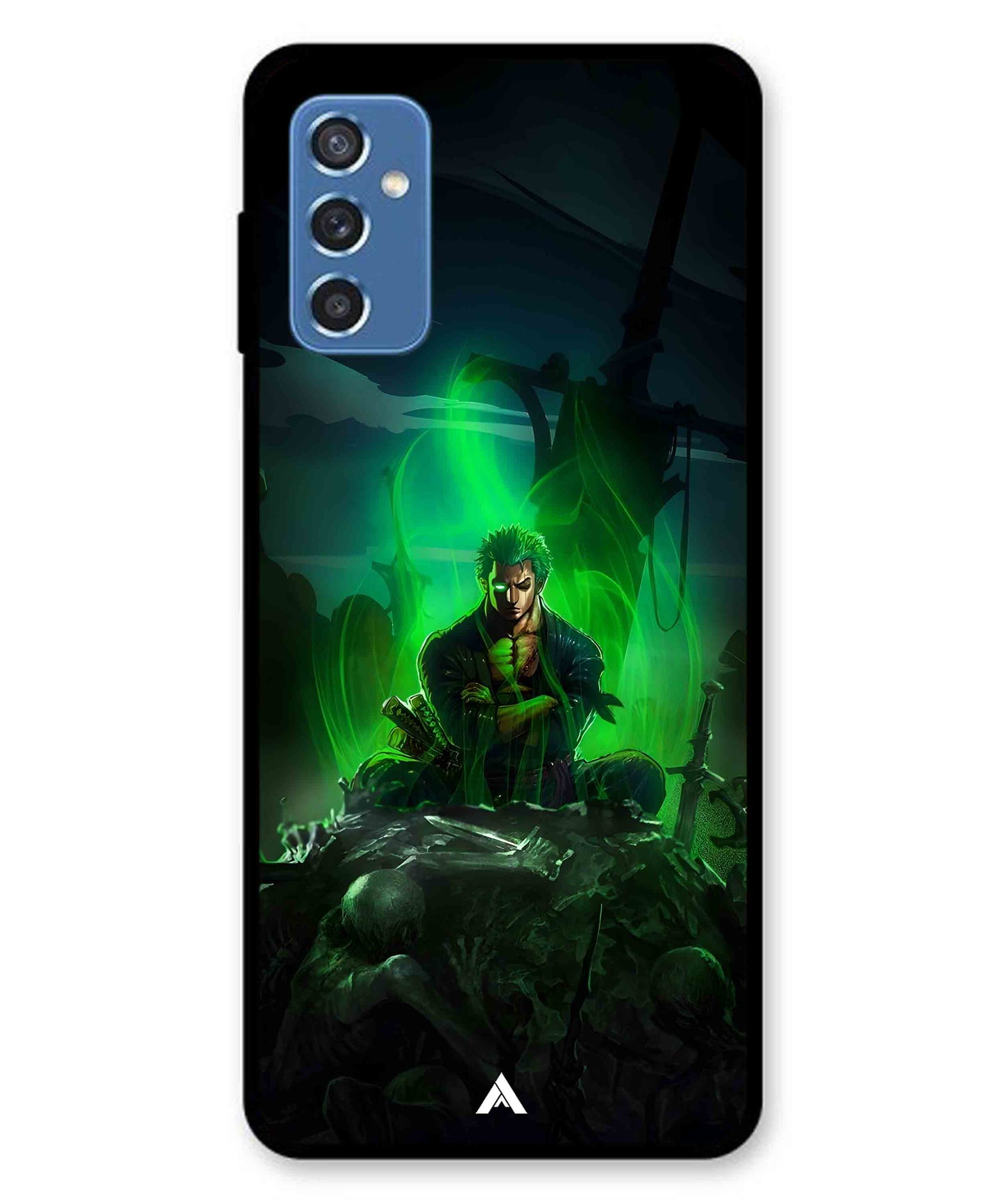 Onepiece Zoro 02 Anime Metal Back Cover Phone Case for Samsung Galaxy M52