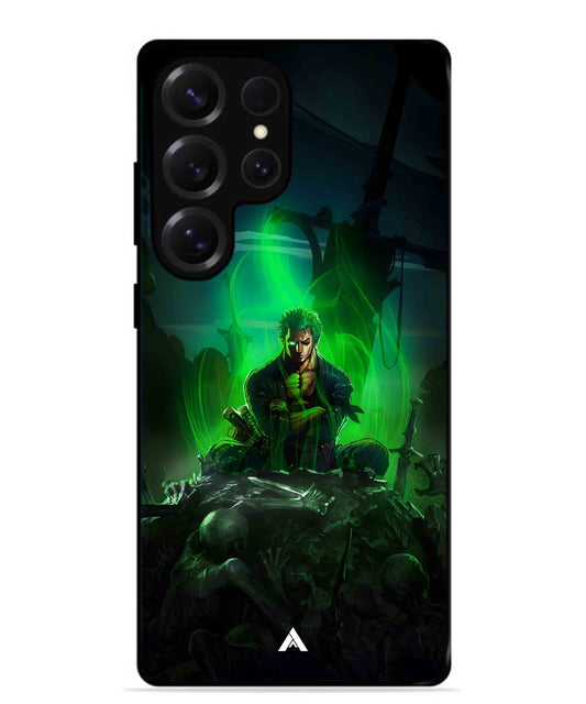 Onepiece Zoro 02 Anime Metal Back Cover Phone Case for Samsung Galaxy S25 Ultra