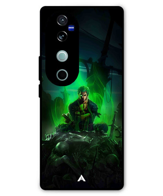 Onepiece Zoro 02 Anime Metal Back Cover Phone Case for Vivo T3 Ultra