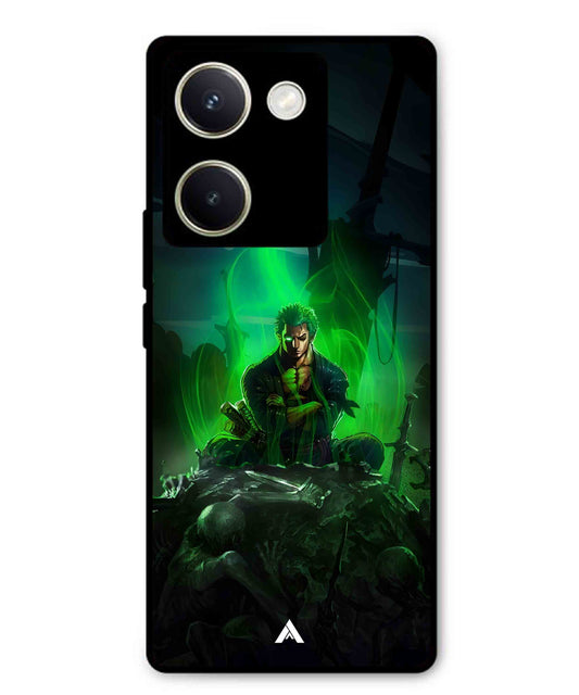 Onepiece Zoro 02 Anime Metal Back Cover Phone Case for Vivo Y200 Pro