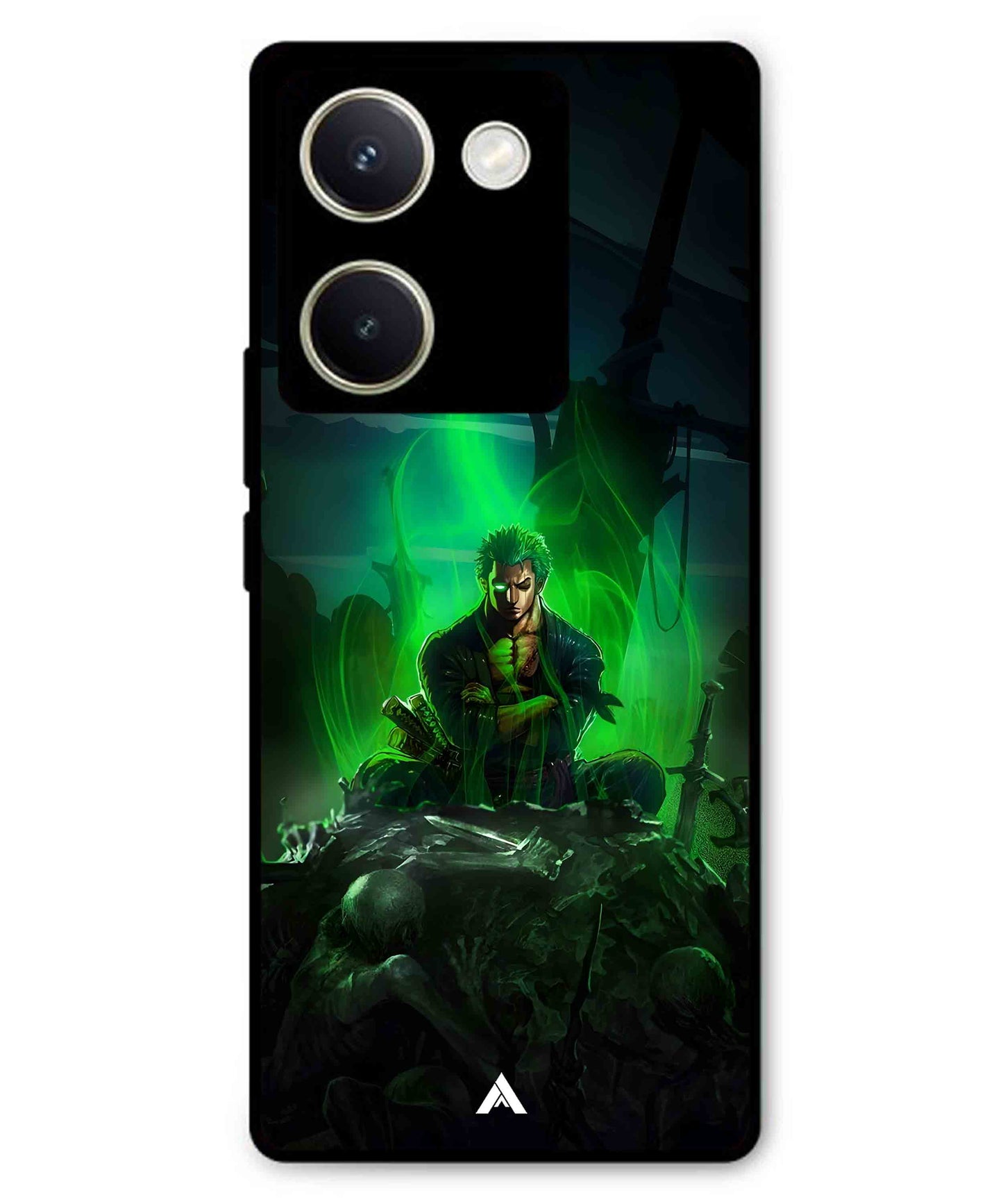 Onepiece Zoro 02 Anime Metal Back Cover Phone Case for Vivo Y300 Plus