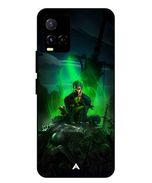 Onepiece Zoro 02 Anime Metal Back Cover Phone Case for Vivo Y36