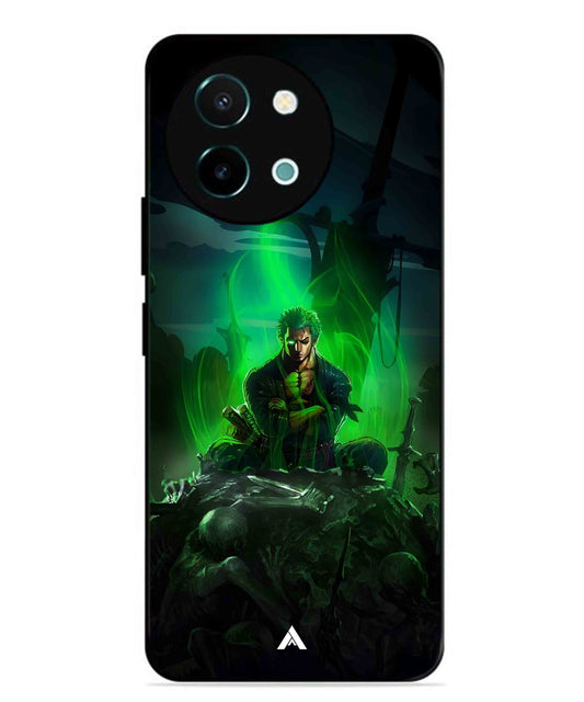 Onepiece Zoro 02 Anime Metal Back Cover Phone Case for Vivo Y38