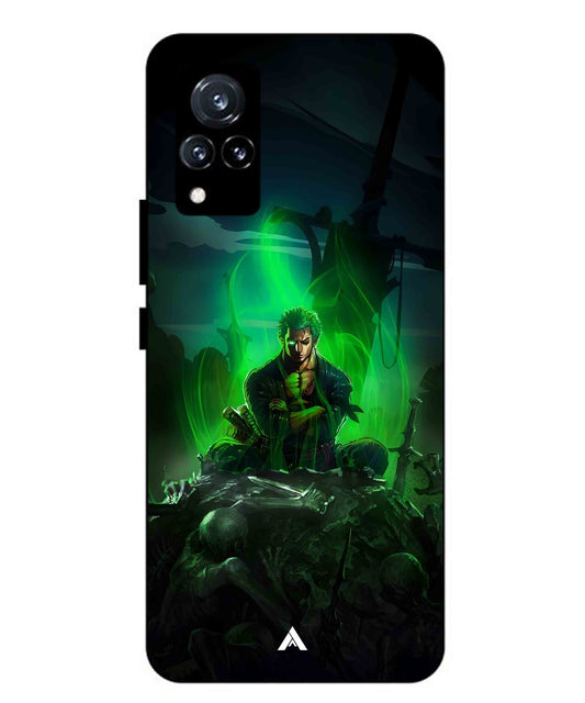 Onepiece Zoro 02 Anime Metal Back Cover Phone Case for Vivo v21
