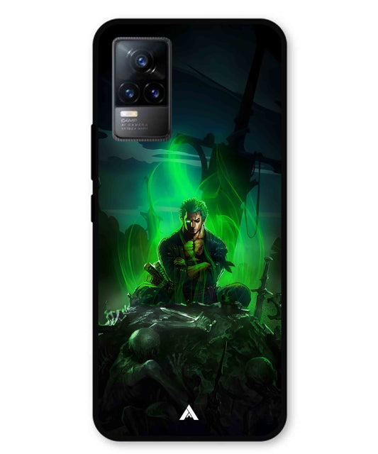 Onepiece Zoro 02 Anime Metal Back Cover Phone Case for Vivo v21e 4G