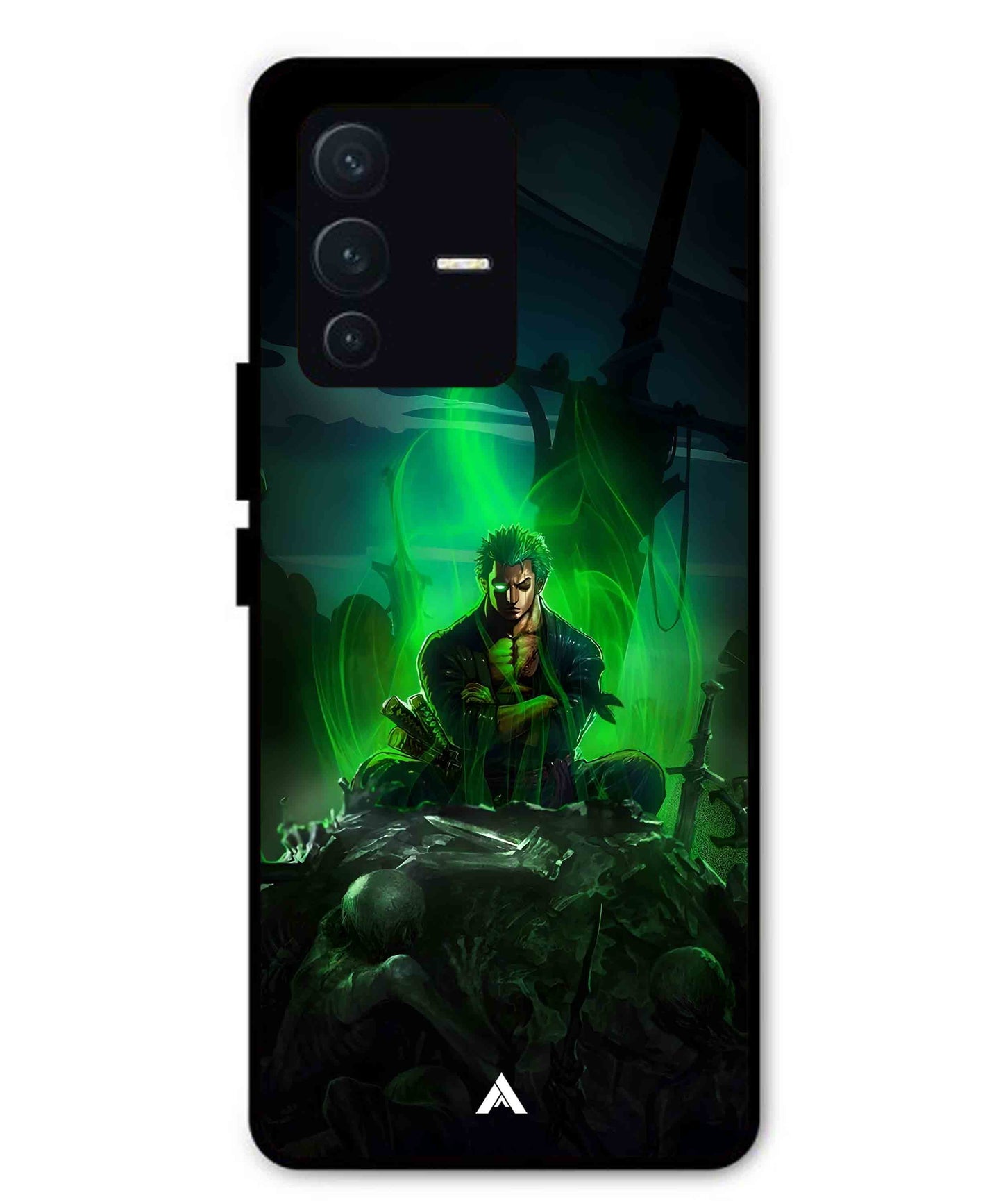 Onepiece Zoro 02 Anime Metal Back Cover Phone Case for Vivo v23 Pro