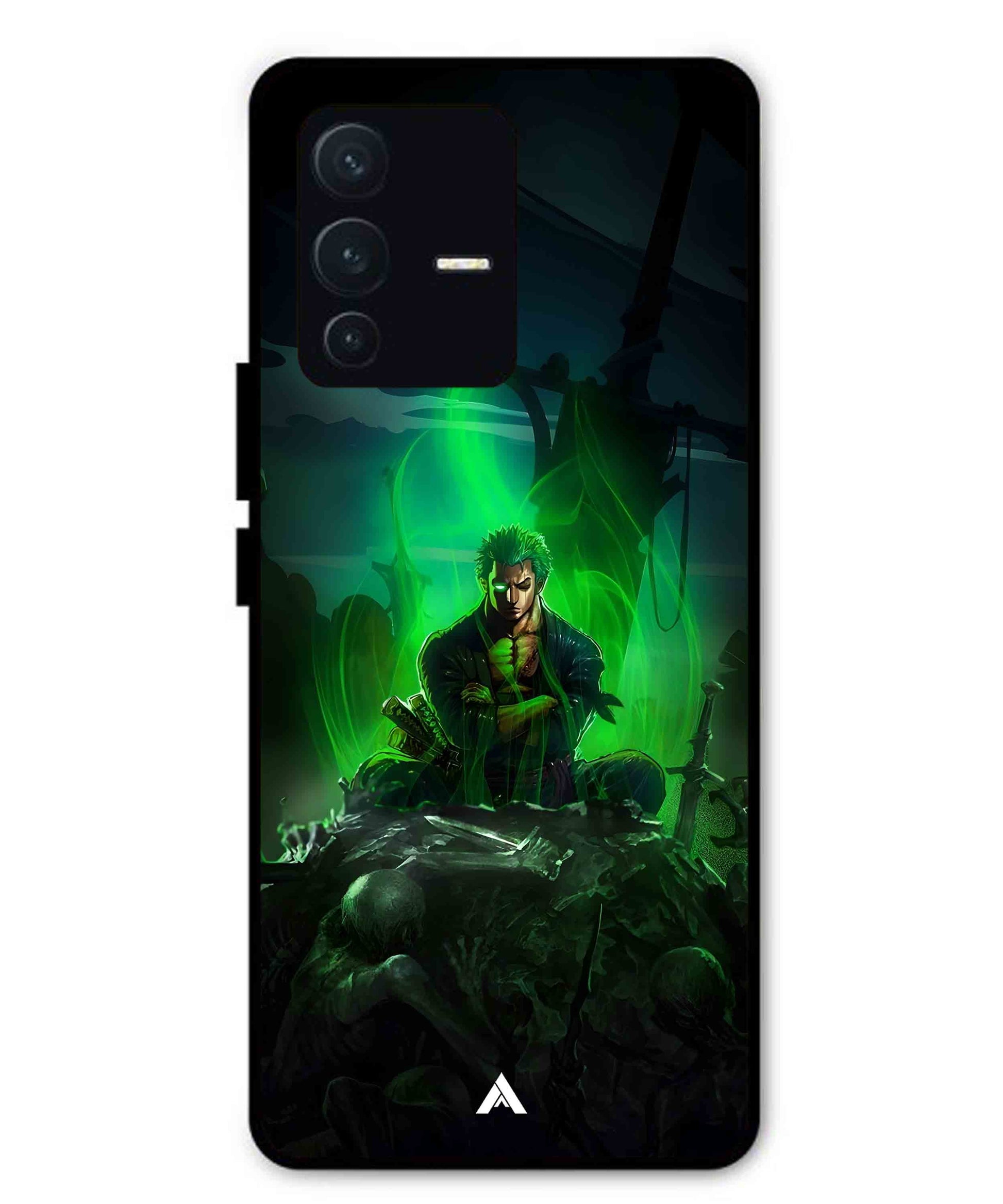 Onepiece Zoro 02 Anime Metal Back Cover Phone Case for Vivo v23 Pro